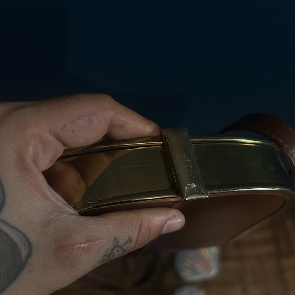 Short strap brown purse - Picture 3 of 3